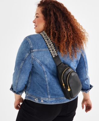 Webbing Strap Small Sling Bag, Exclusively at Macy's