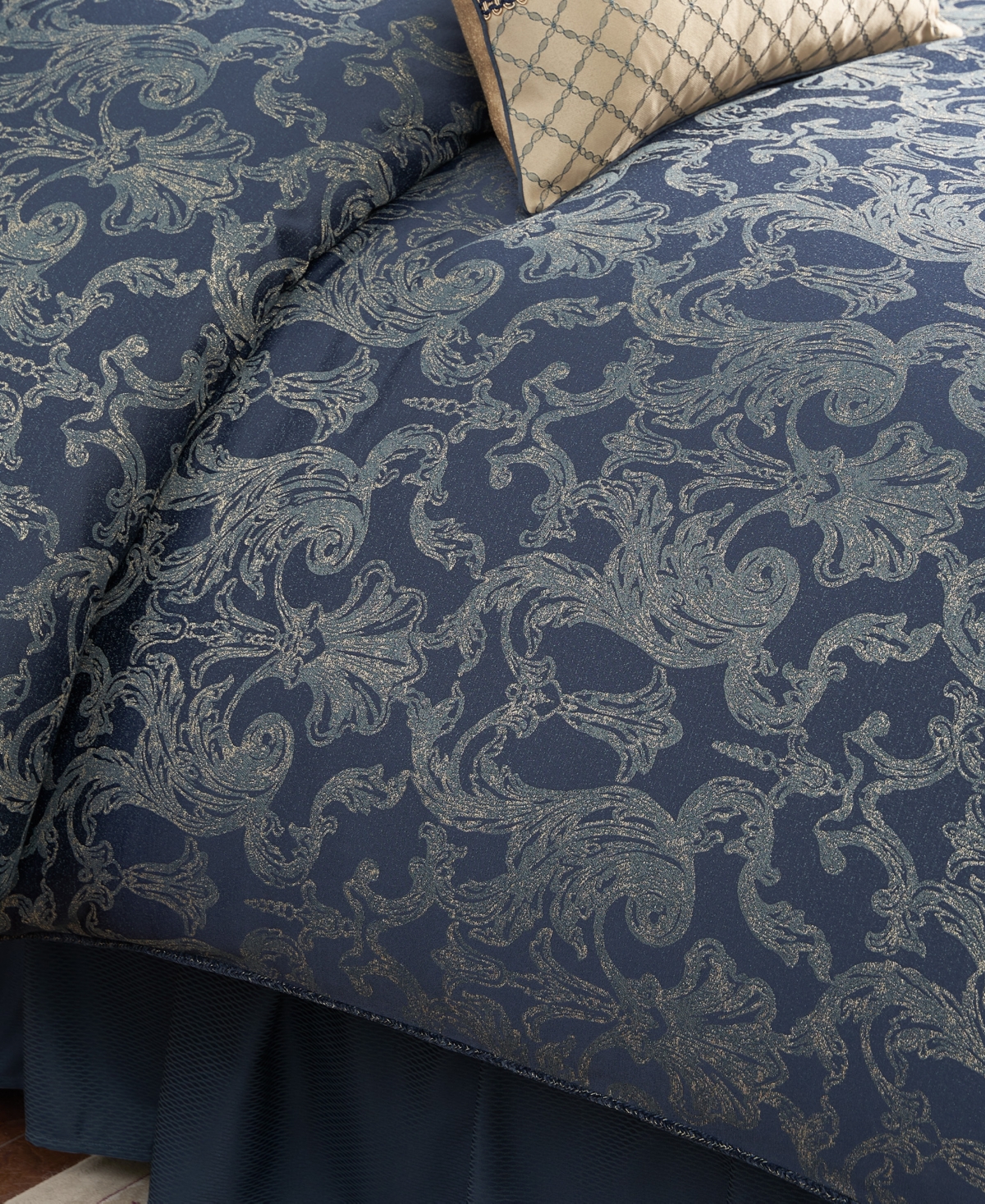 Waterford Brennigan 6-piece Comforter Set, Queen In Navy