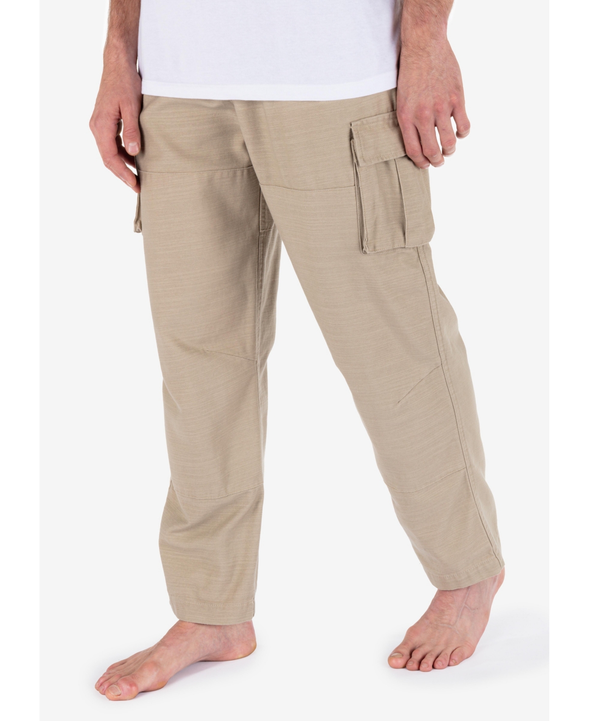 Men's Car Long Sleeve bad Relaxed Cargo Pant - Khaki