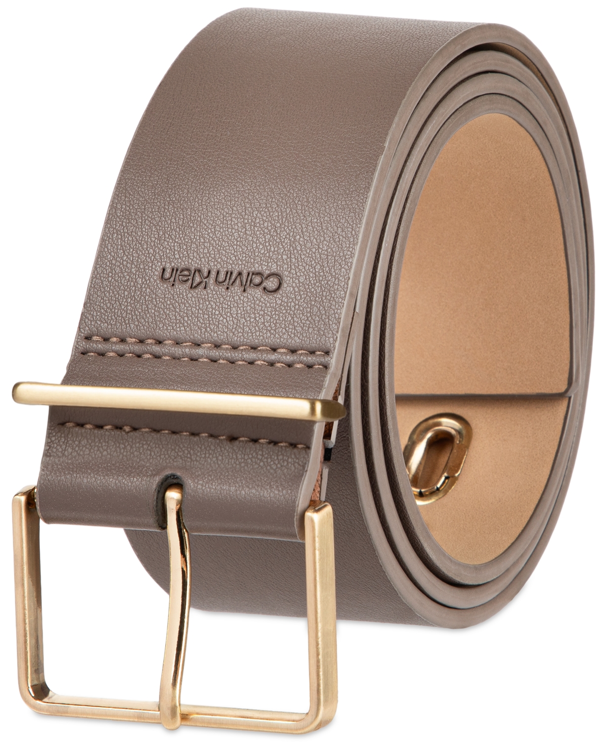 Calvin Klein Women's Sleek Minimalist Buckle Casual Belt