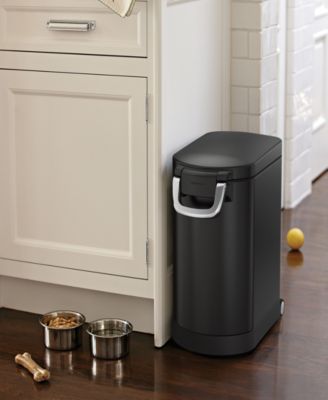 Medium Pet Food Can, Storage Container with Magnetic Scoop