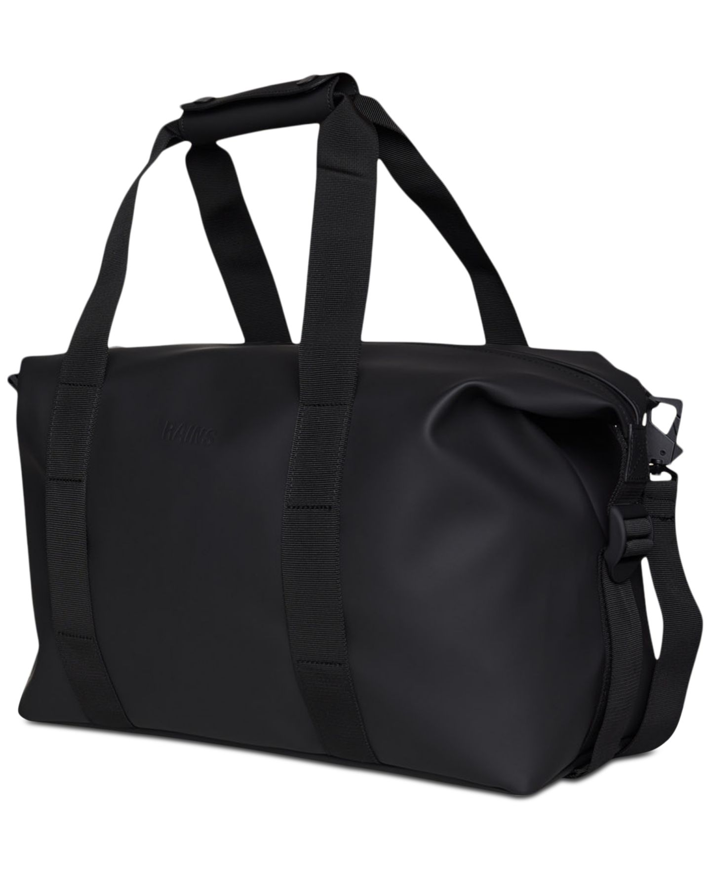 Мужская сумка Rains Hilo Weekend Duffle, цвет: Чёрный — фото 2