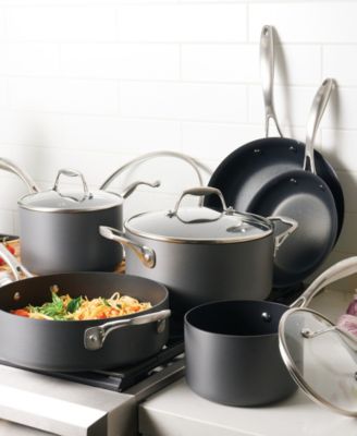 Hard Anodized Aluminum Non Stick 10 Pc Cookware Set