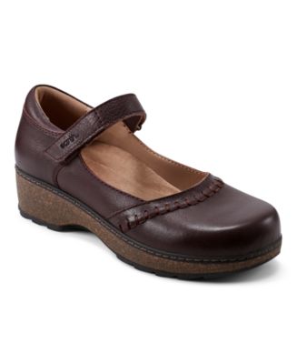 Women's Kalece Leather Stitched Mary Jane Flats