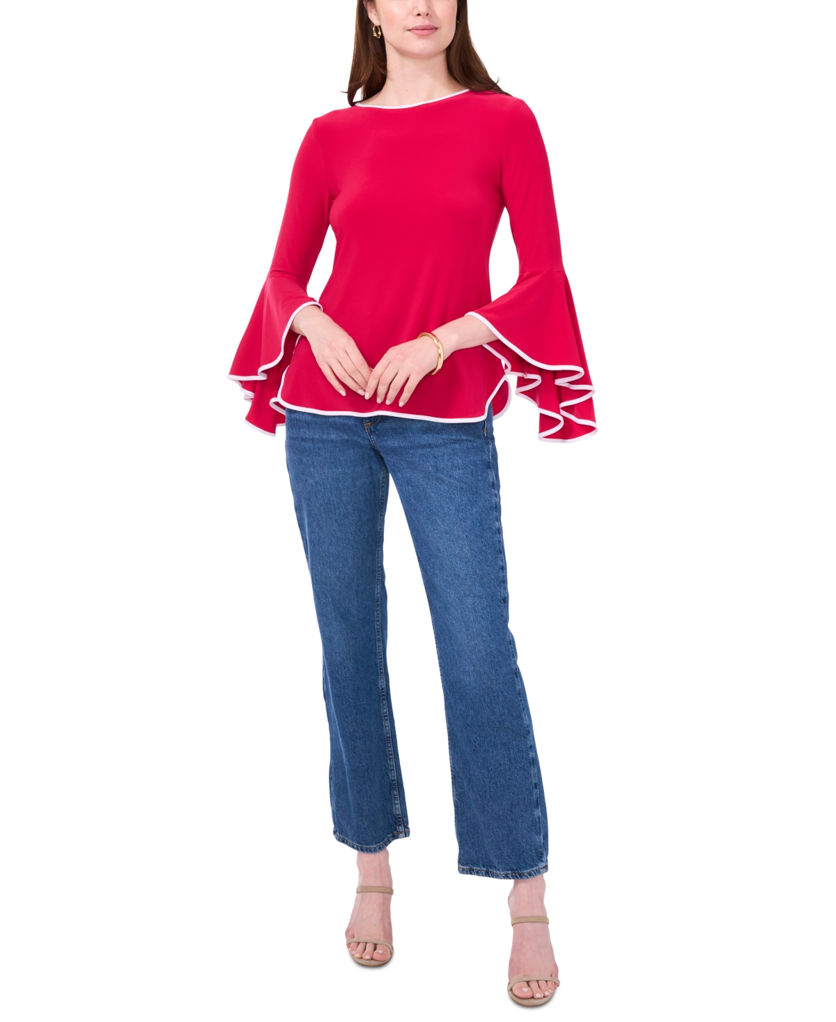 Sam & Jess Women's Bell-Sleeve Top