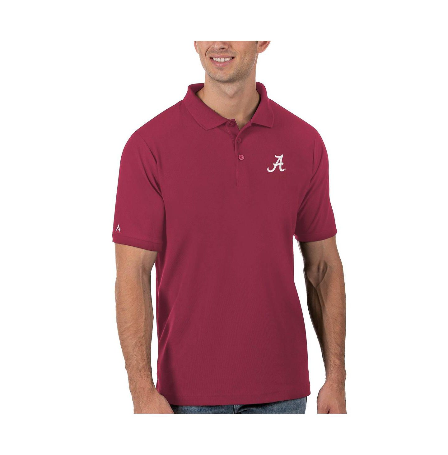 Мужское поло Antigua Alabama Crimson Tide Legacy Pique Polo — фото 1