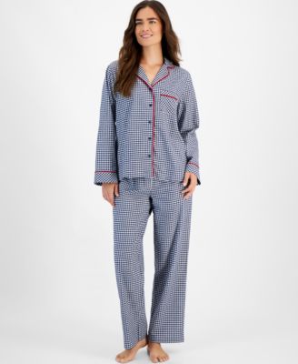 Charter Club - Women's 2-Pc. Cotton Flannel Pajamas Set