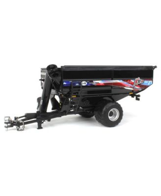 1/64 Black JandM X-Tended Reach Grain Cart American Flag Decoration