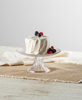 Archie Clear Mini Cake and Cupcake Stand 8.25x4"