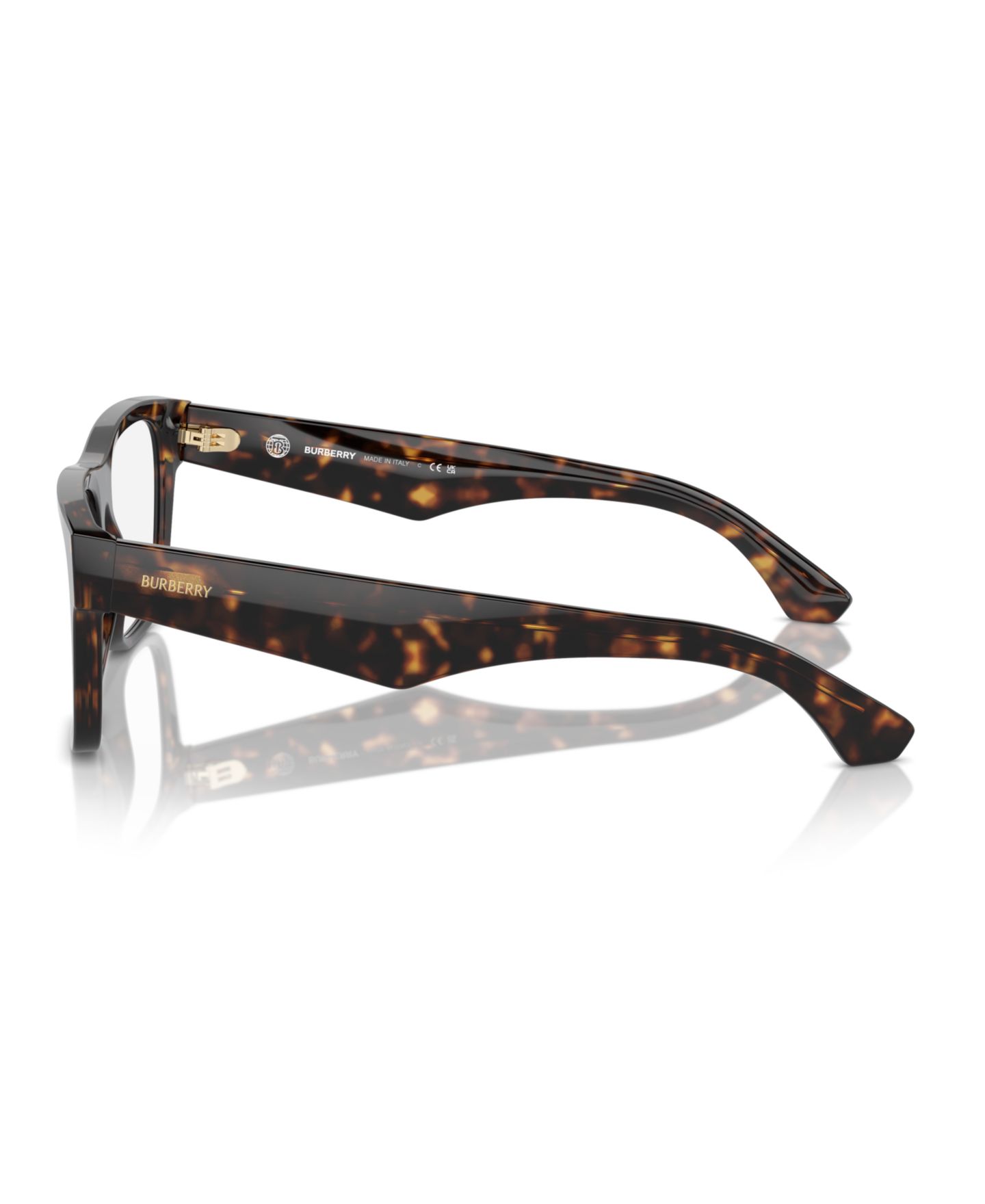 Мужские очки Burberry Man Square Plastic BE2411 Eyeglasses, цвет: Тёмный гавана — фото 3