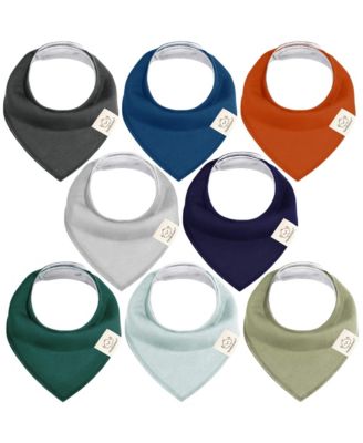 8pk Baby Bandana Bibs, Baby Drool Bibs for Baby Girl, Boy, Baby Bibs for Infant, Newborn
