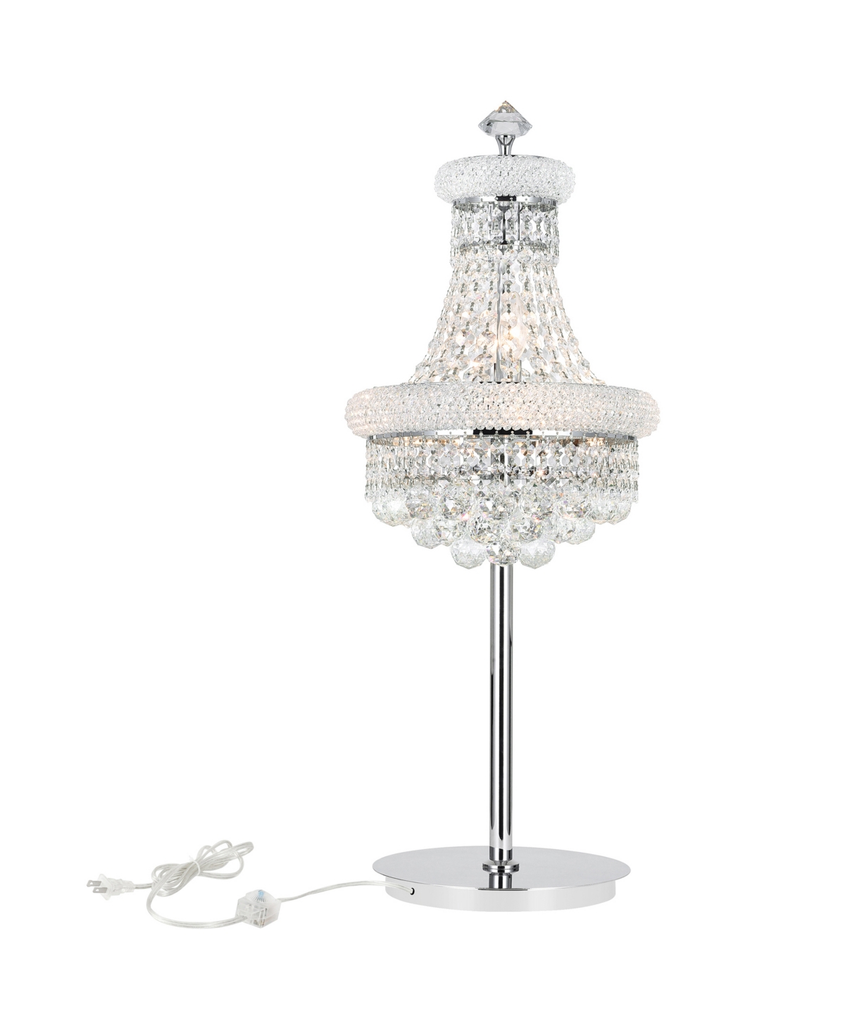CWI LIGHTING EMPIRE 6 LIGHT TABLE LAMP 