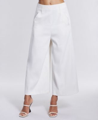 BCBG NEW YORK - Women's Wide Leg Cropped Pants