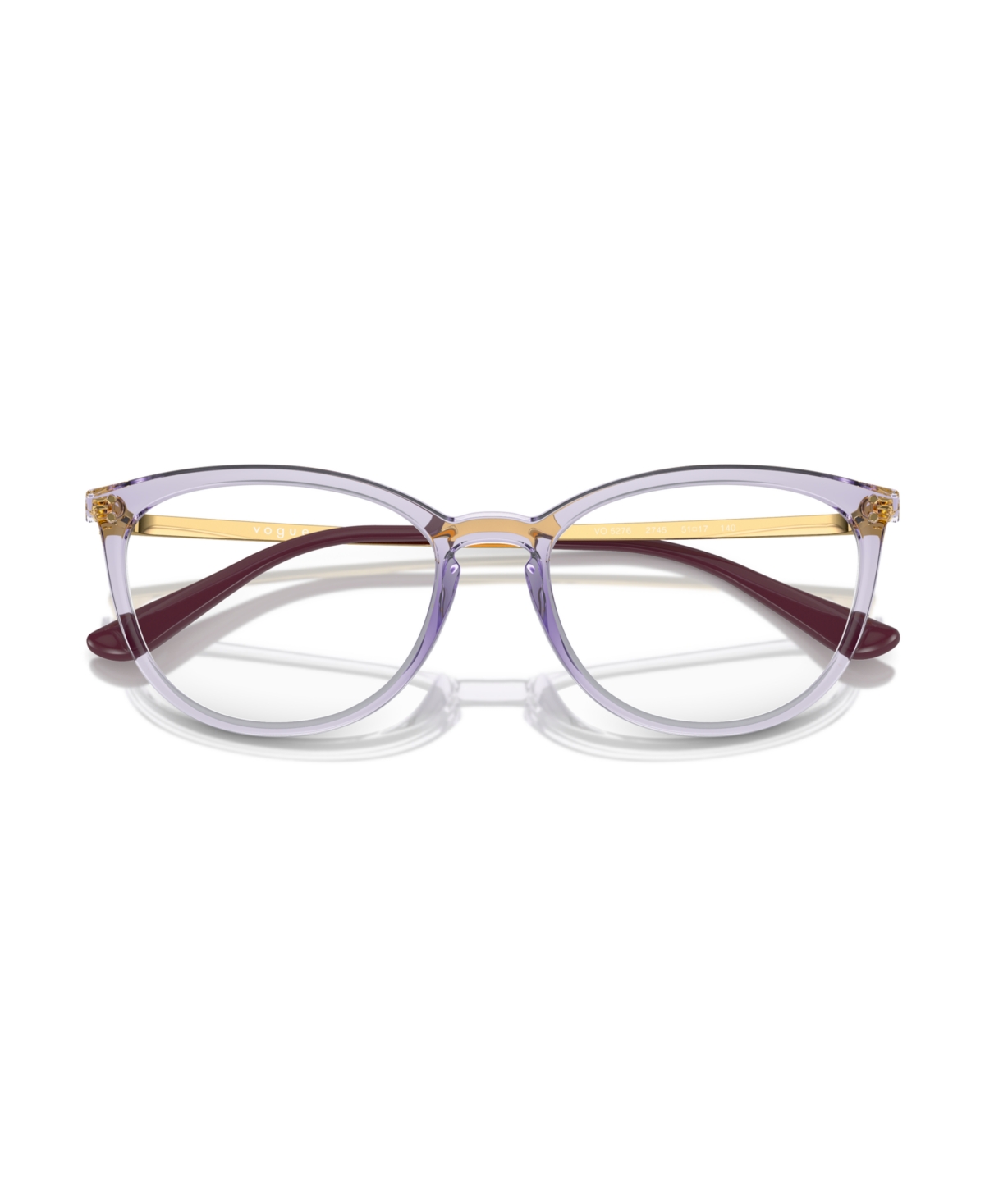 Vogue Eyewear Women's Cat Eye Eyeglasses, VO527653-o - Top
