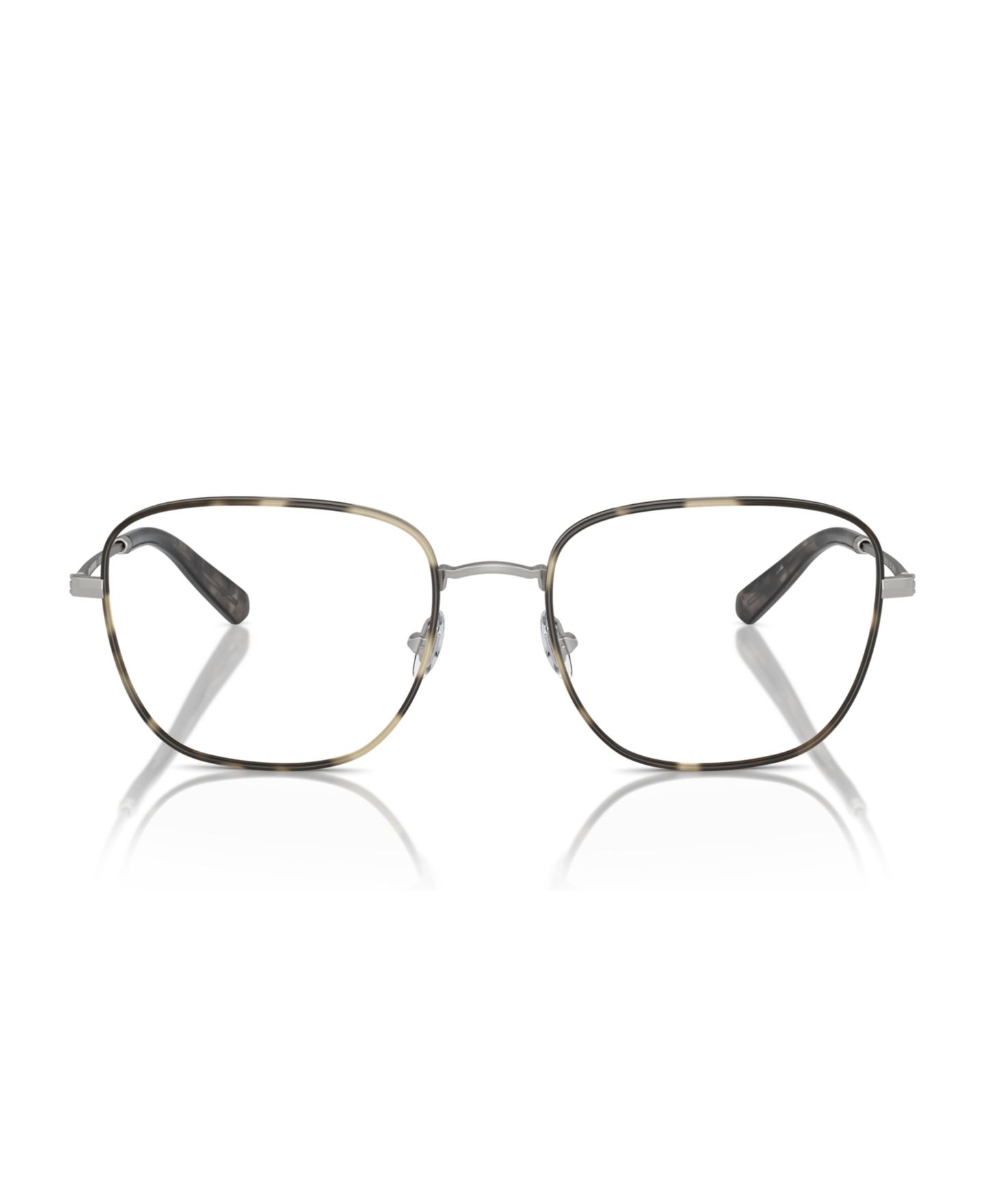 Мужские очки Brooks Brothers Man Square Metal BB1115J Eyeglasses, цвет: Состаренный золотой — фото 6