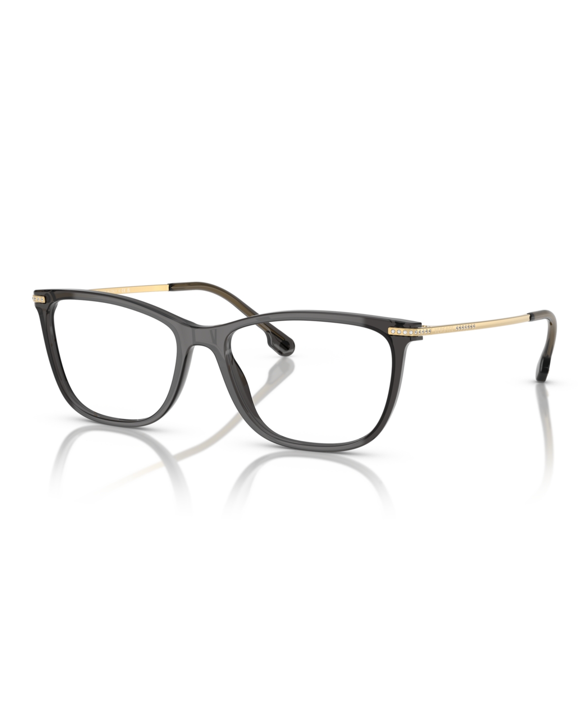Women's Eyeglasses,E3274B - Black Transparent