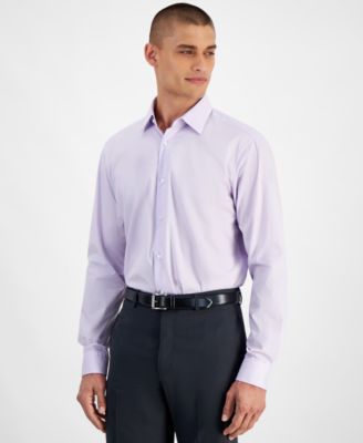 Hugo Boss - Men's Modern-Fit Light Pastel Blue Dress Shirt