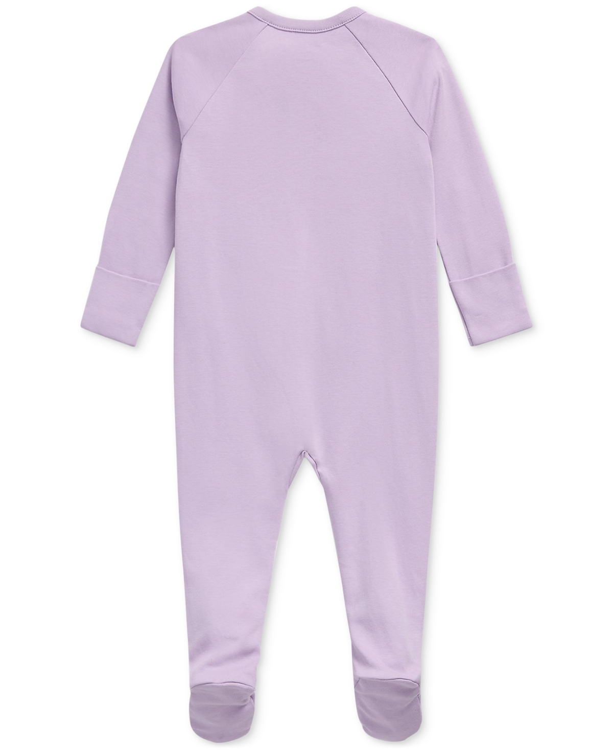 Polo Ralph Lauren Baby Girls Cotton Interlock Footed Zip Coverall