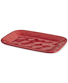 Cucina Dinnerware 8-Inch x 12-Inch Stoneware Rectangular Platter