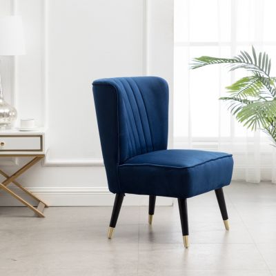 Streamdale Contemporary Velvet Upholstered Accent Chair