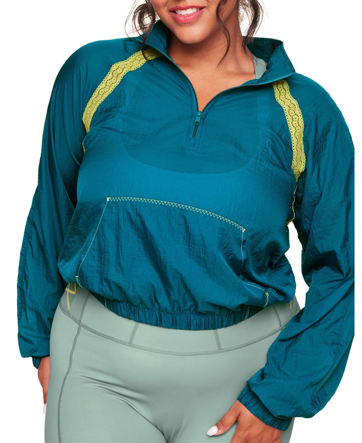 Adore Me Women's Kailee Sheer Woven Outer Layer