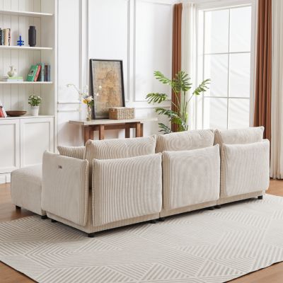 Versatile Comfort Modern & Customizable Modular Corduroy Sofa