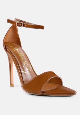 Women's New Flame Ankle Strap Stiletto Heel Sandals
