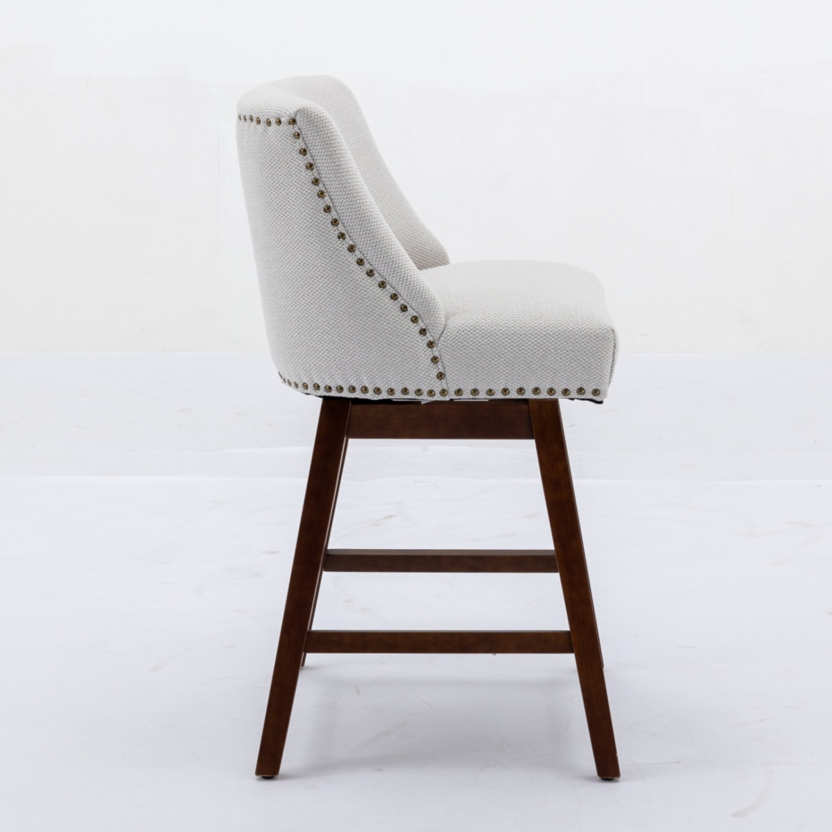 Simplie Fun Ergonomic Swivel Chair with Curved Back for Enhanced Comfort