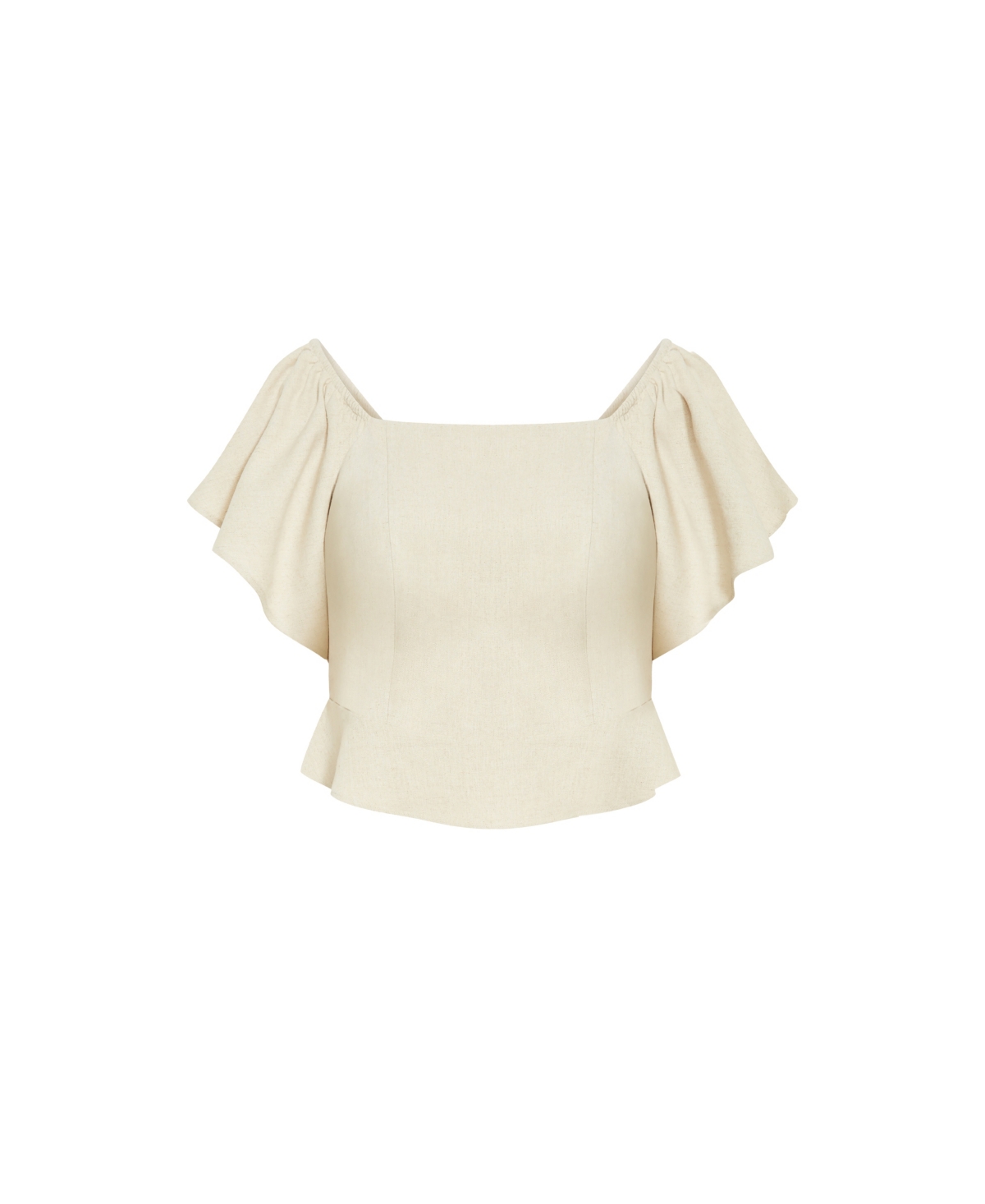 City Chic Women's Samara Ruffle Top