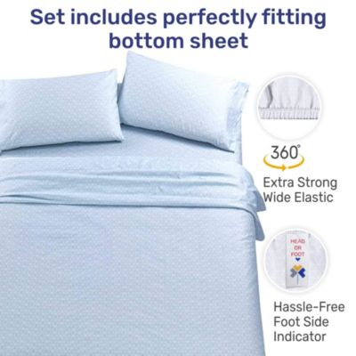 600 Thread Count 100% Cotton Printed Sheet Set
