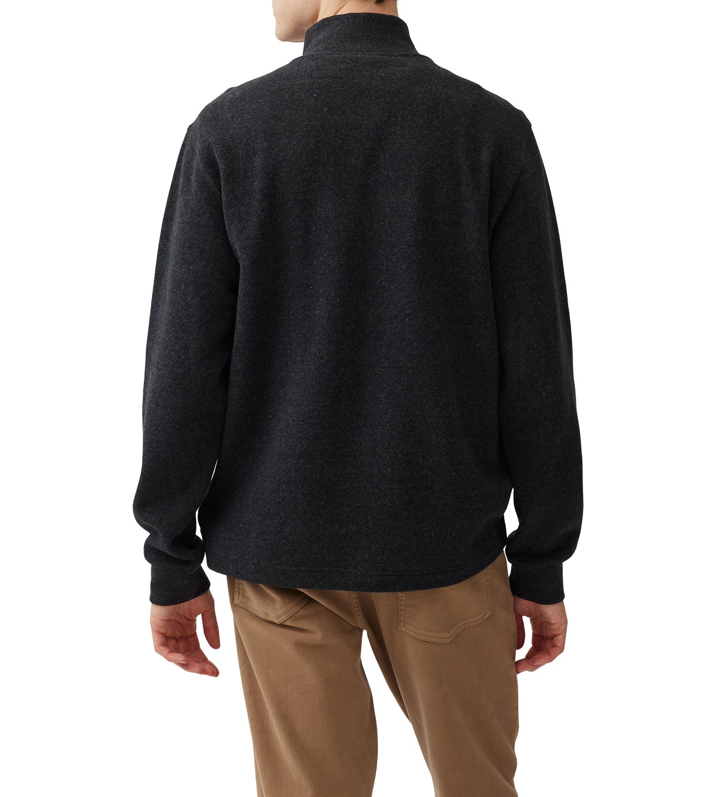 Мужской свитшот Rodd & Gunn Alton Ave Cotton, цвет: Асфальтовый чёрный — фото 3