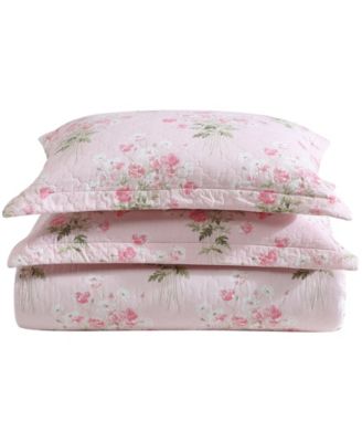 Veronicas Bouquet Reversible 3 Piece Quilt Set, Full/Queen