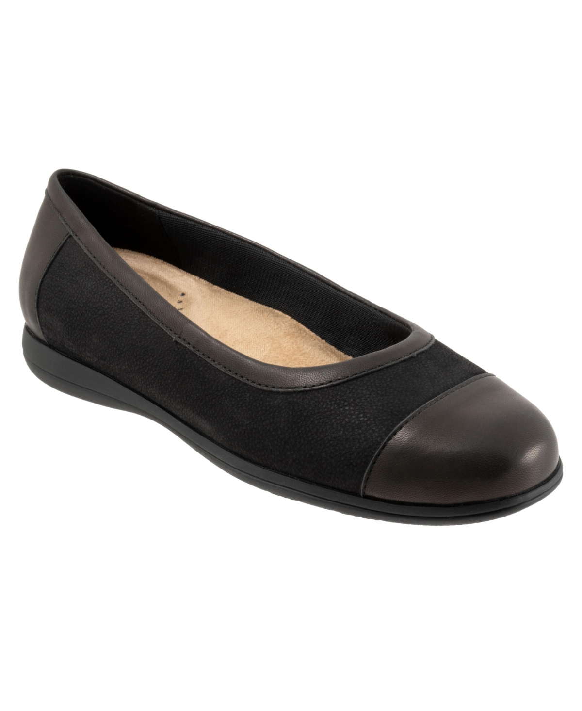 Delmara Flat - Luggage nubuck