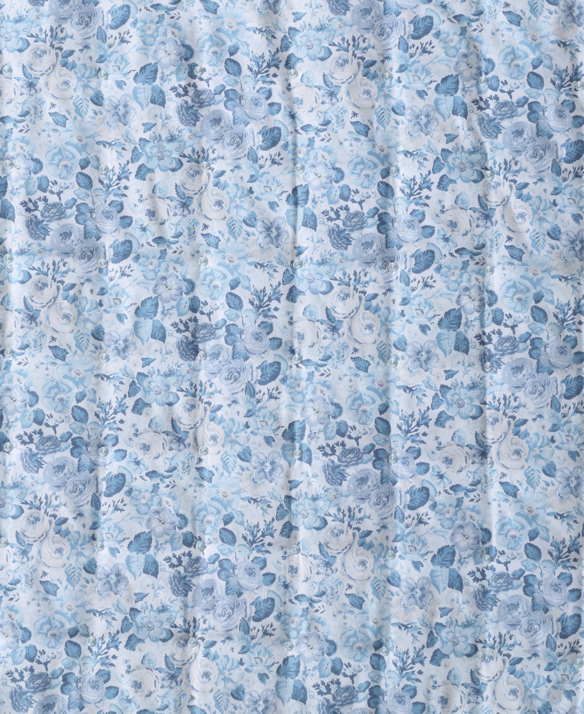 Laura Ashley Quartet Dot Quilt Sets In Cashmere Blue