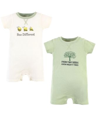 2 Pack of Natural Baby Rompers