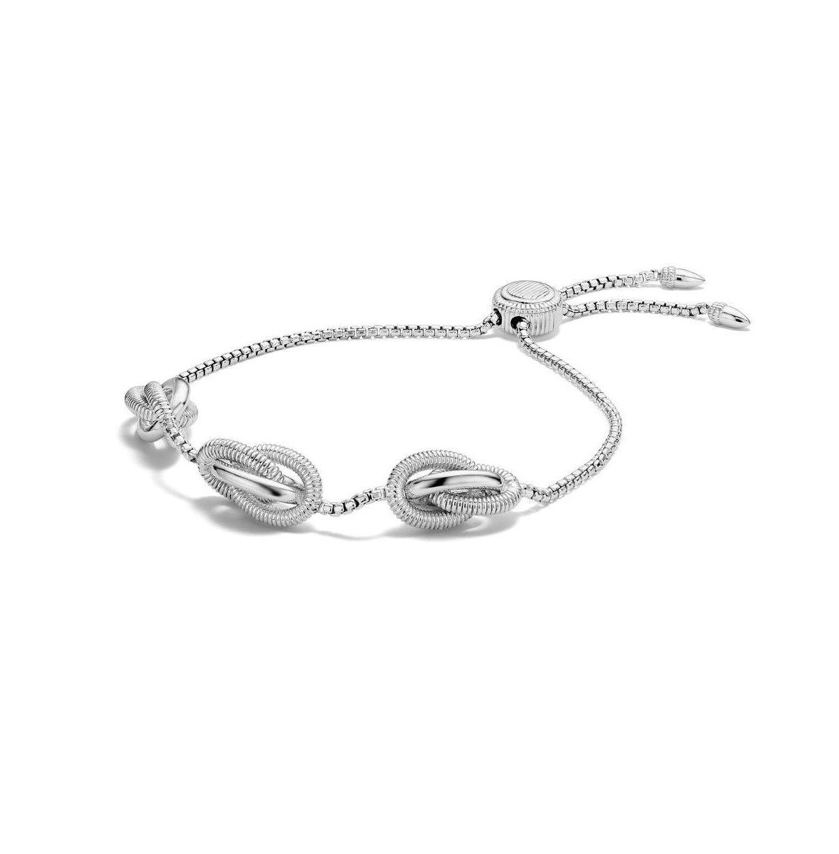 Eternity Love Knot Friendship Bracelet - Silver