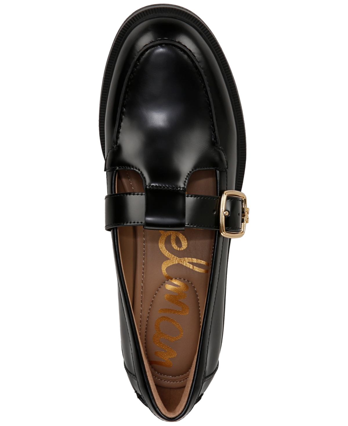 Shop Sam Edelman Sam Edleman Women's Elaina Mary Jane Loafers In Black