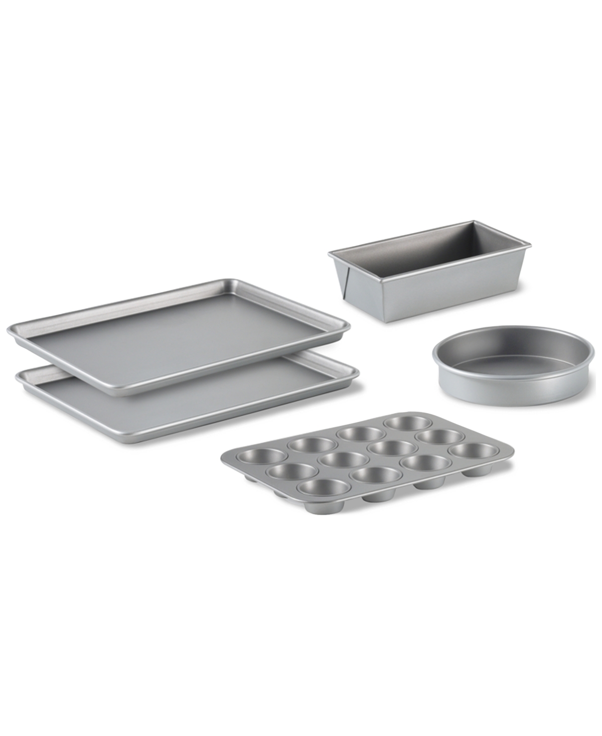 Calphalon Nonstick 2-piece Carbon Steel Baking Sheet Set In No Color