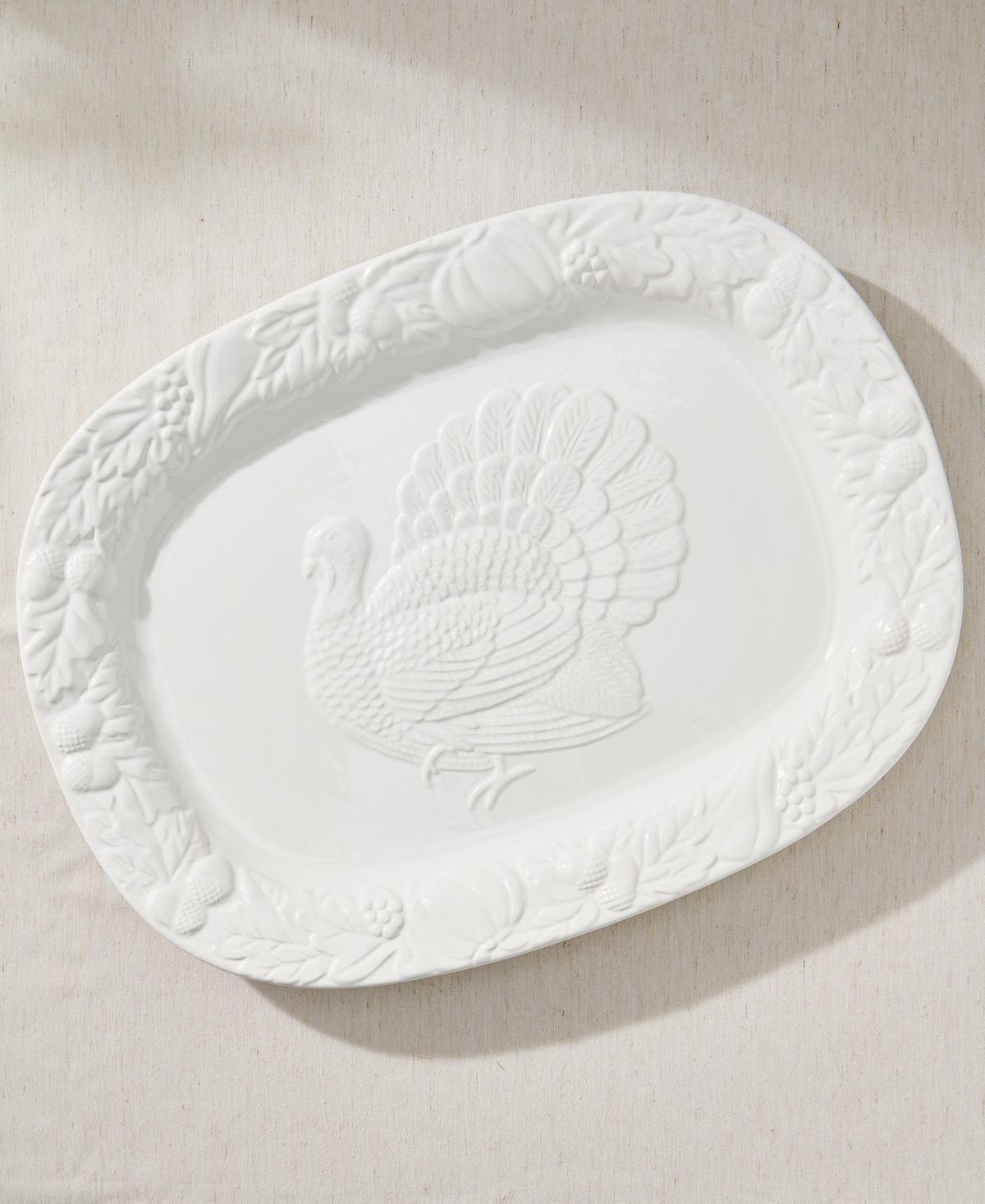 Tabletops Gallery Ceramic Turkey Platter