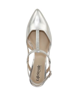 Women's Aire T-Strap Dress Slingback Pumps