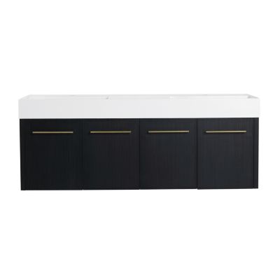60" Wall-Mount Vanity Cabinet