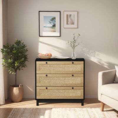 Rattan Dresser with Woven Drawers | Ample Storage Space | Durable & Stylish