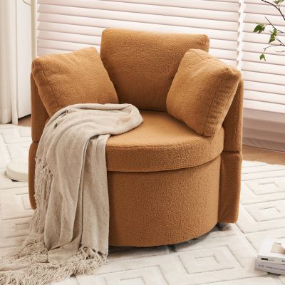 Teddy Fabric Living Room Storage Chair