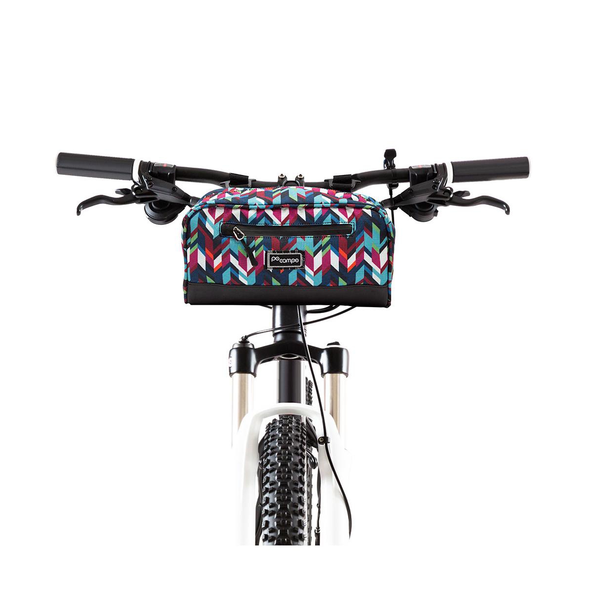 Domino Handlebar Bag - Chevron: bold geometric pattern