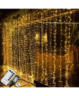 304 Count LED Curtain String Lights Room Decor Fairy Lights