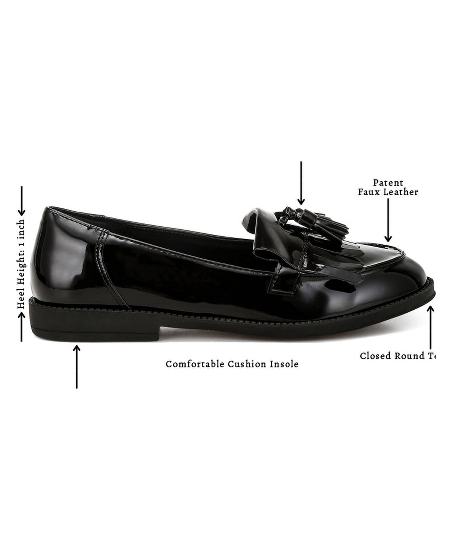 Женские туфли London Rag Blaneth Tassel Faux Leather — фото 3