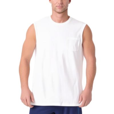 Big & Tall Shrink-Less Longer-Length Lightweight Muscle Pocket Tee