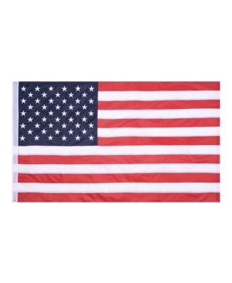 3x5 Ft US Flag Polyester Oxford Fabric Sewn Stripes Double Stitched Outdoor Yard
