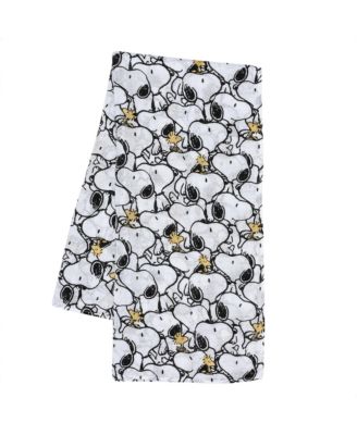 Snoopy Muslin Swaddle Blanket & Mini Plush Newborn Baby Gift Set