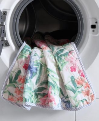 CLOSEOUT! Island Orchid Reversible 3 Piece Quilt Set, Full/Queen